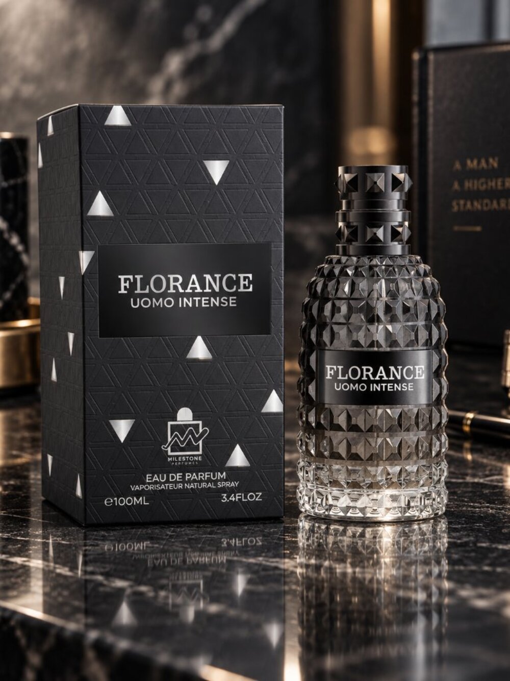 Florance Uomo Intense By Milestone Collection EDP For Men 100ML